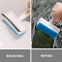 2 IN 1 GLASS WIPER CLEANING BRUSH