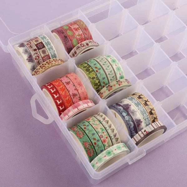 36 GRID COMPARTMENT PLASTIC STORAGE CONTAINERS