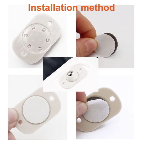 4 PCS MINI SWIVEL CASTERS WHEELS ROLLER