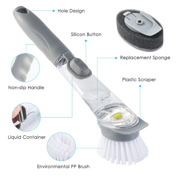 DAILY DAYS Professional Decontamination Brush - High-Efficiency Anti-Contamination Cleaning Tool for Sterilizing and Sanitizing Surfaces, Industrial Use, and Multi-Purpose Scrubbing -1 PCS