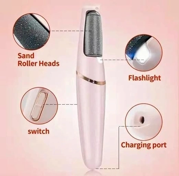 daily days Electric Foot Callus Remover Rechargeable Pedicure Tool 
