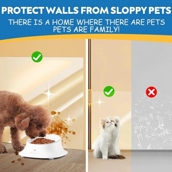 DAILY DAYS Transparent Plastic Roll Vinyl Kitchen Counter Coating, Self Adhesive, Clear Contact Paper Clear Book Cover Film, for Splash Guard for Kitchen, Tile Protector -