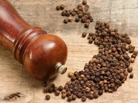 8-inch Manual Wooden Salt & Pepper Grinder Crusher, Pepper Grinder Mill Shakers with Ceramic Rotor for Home & Kitchen(Dark Brown)