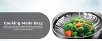 DAILY DAYS Stainless Steel Steamer Basket, 6-Inch Expands to 9.5-Inch