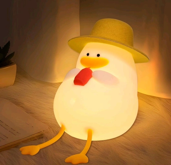 Cute Silicon Duck Night Lamp