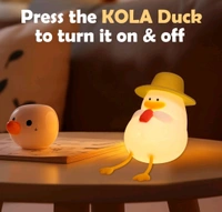Cute Silicon Duck Night Lamp