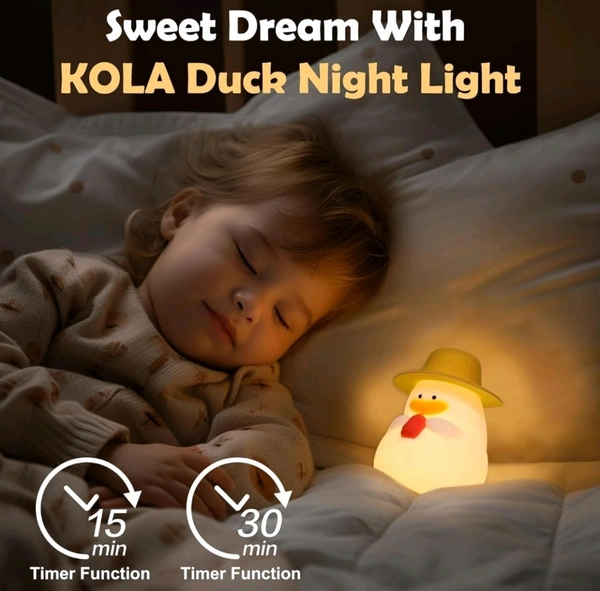 Cute Silicon Duck Night Lamp