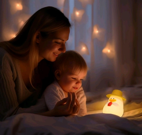 Cute Silicon Duck Night Lamp