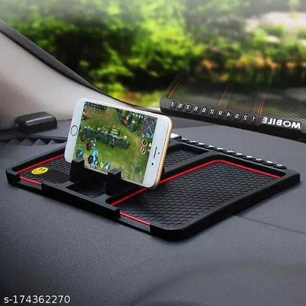 CAR ANTI-SLIP MAT WITH PHONE HOLDER