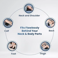 CAR & HOME PILLOW FOR NECK, BACK AND FOOT MASSAGE PILLOW