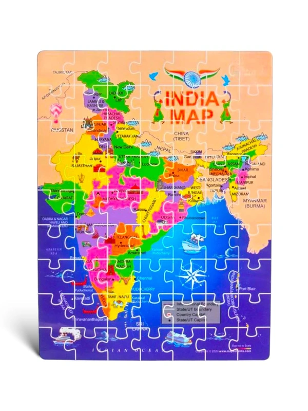 DDB60 INDIA MAP PUZZLE GAME