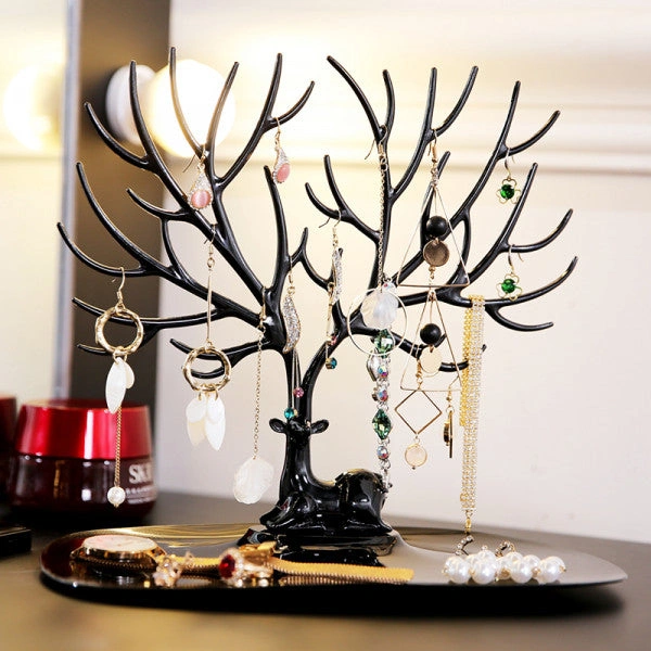 DEER TREE SHAPED JEWELLERY DISPLAY HOLDER