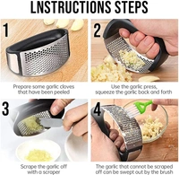 Garlic presser