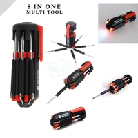 daily days 8 in 1 Multi Portable Screwdriver Tools Set with 6 LED Torch