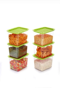 SET OF 6 REFRIGERATOR HANDLE BASKET