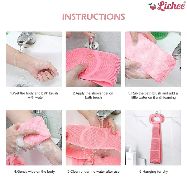 Silicon Back Scrubber