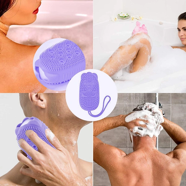 Silicon Bubble Bath Scrubber