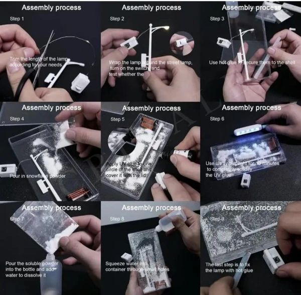 Street Light Lamp (non-assembled ) Pre order