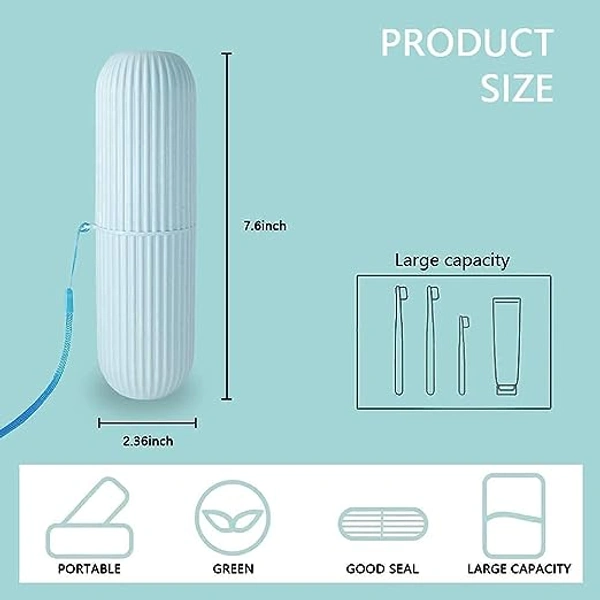 TOOTHPASTE CAPSULE SHAPE PROTABLE TRAVEL STORAGE BOTTLE