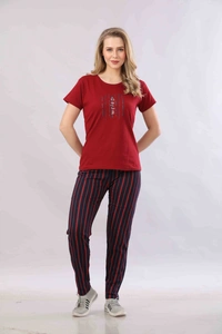 Vee MAX Vee Max Printed Womens  Womens Night Suits - Red, S