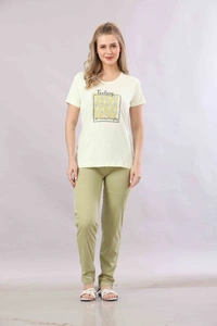 Vee MAX Vee Max Printed Womens  Womens Night Suits - Yellow, M