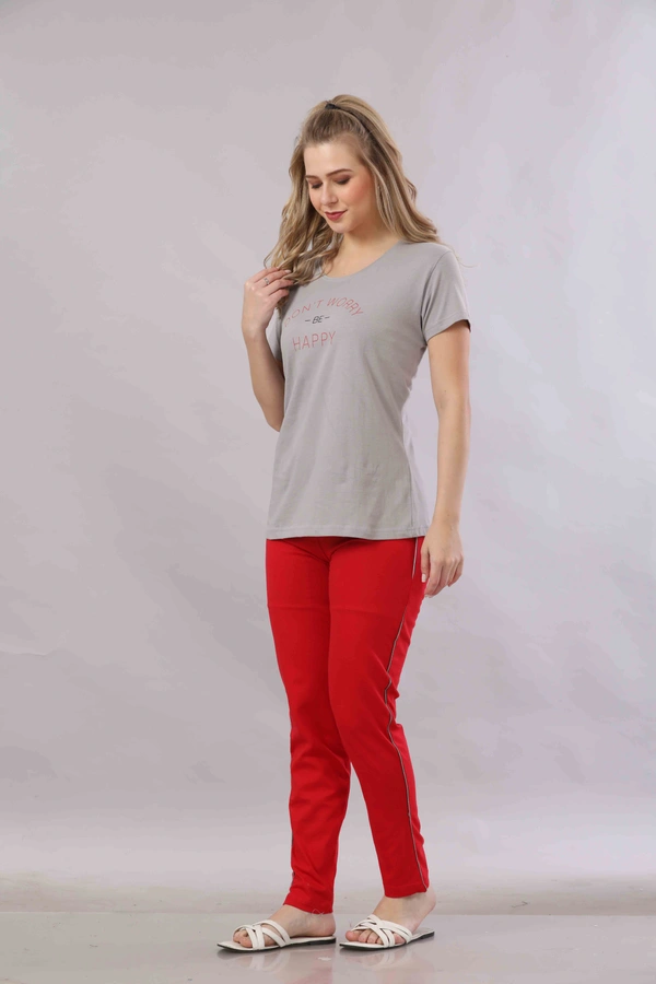 Vee MAX Vee Max Printed Womens  Womens Night Suits - Grey, S