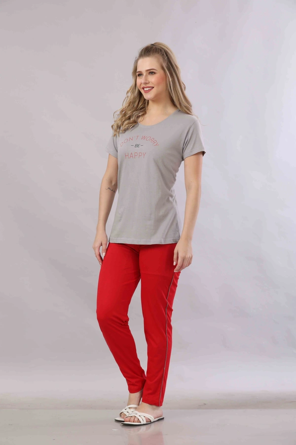 Vee MAX Vee Max Printed Womens  Womens Night Suits - Grey, S