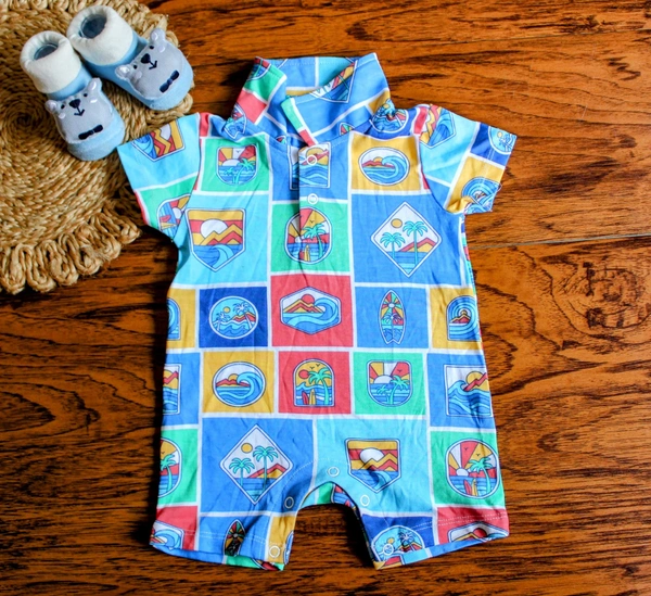 Little Island Explorer Romper 🌴 - 0-3 Month