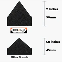 Urban-X URBAN-X Wedge Soundproofing Studio Acoustic Foam 1'x1' - 2 Inches 50D High Density, Soundproof Foam, Noise Reduction Panels, Echo Absorption - Set of 36 Self Adhesive