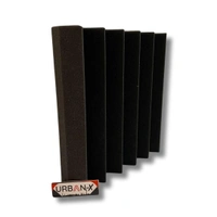 Urban-X URBAN-X Wedge Soundproofing Studio Acoustic Foam 1'x1' - 2 Inches 50D High Density, Soundproof Foam, Noise Reduction Panels, Echo Absorption - Set of 36 Self Adhesive