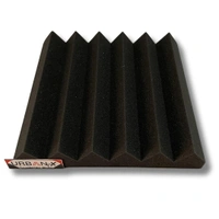 Urban-X URBAN-X Wedge Soundproofing Studio Acoustic Foam 1'x1' - 2 Inches 50D High Density, Soundproof Foam, Noise Reduction Panels, Echo Absorption - Set of 36 Self Adhesive
