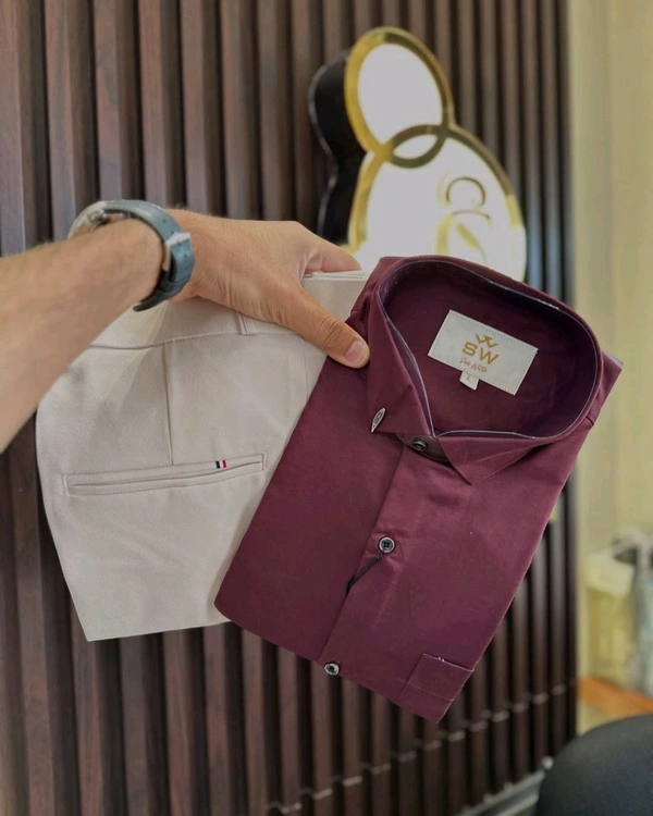 Premium Shirt / Pant Combo For Men's Wear - 28, M-38