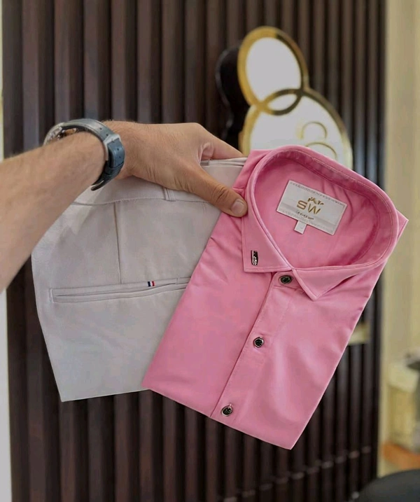 Premium Shirt / Pant Combo For Men's Wear - 32, M-38