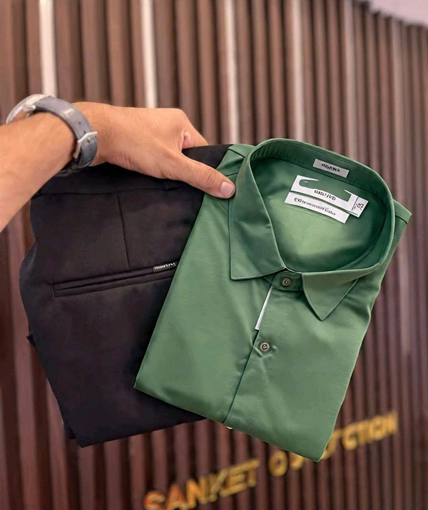 Premium Shirt / Pant Combo For Men's Wear - 34, L-40
