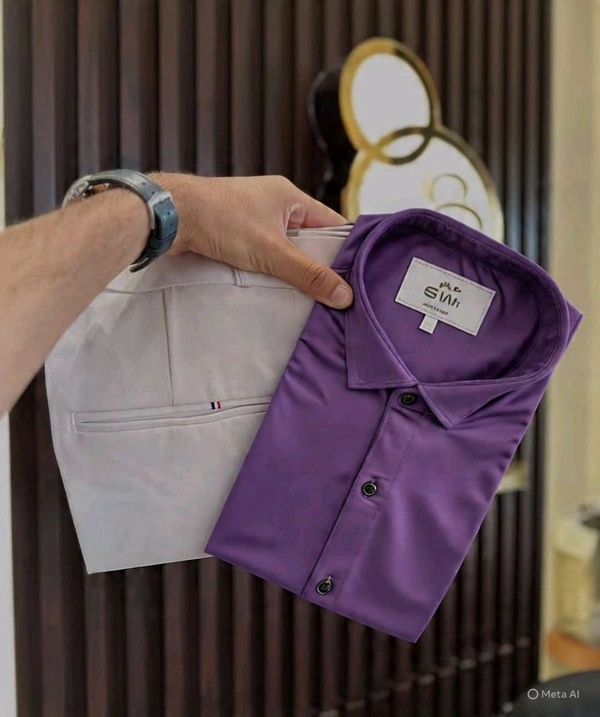 Premium Shirt / Pant Combo For Men's Wear - 34, XL-42