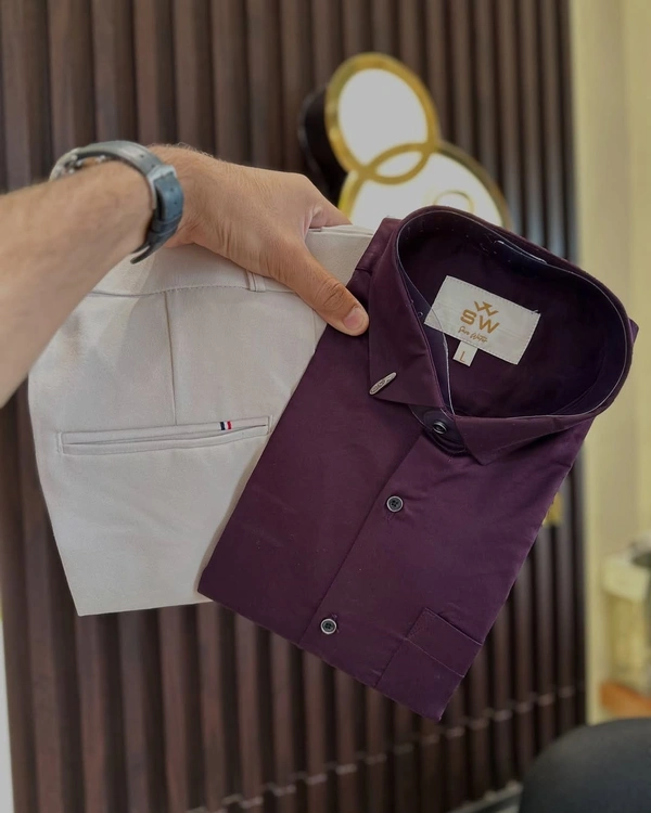Premium Shirt / Pant Combo For Men's Wear - 32, XL-42