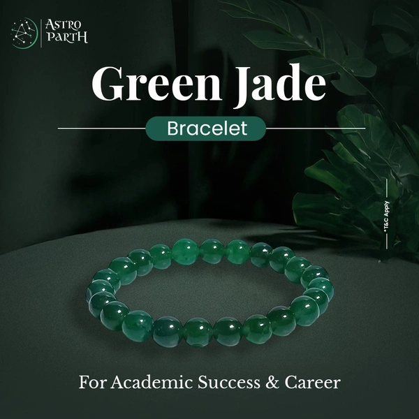 Green Jade Bracelet - For Academic Success & Career Opportunities