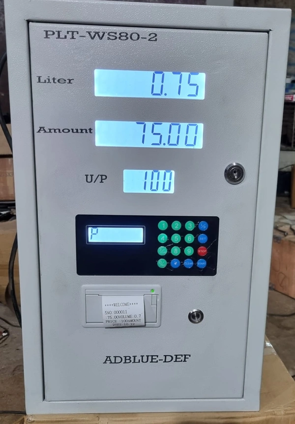 DEF Dispenser White Colour with Printer High Accuracy, Heavy Duty (Without LM) - Medium, White