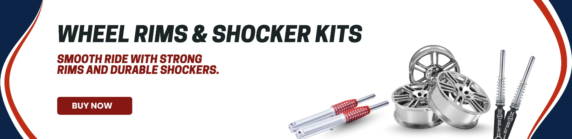 Wheel rims and shocker kits