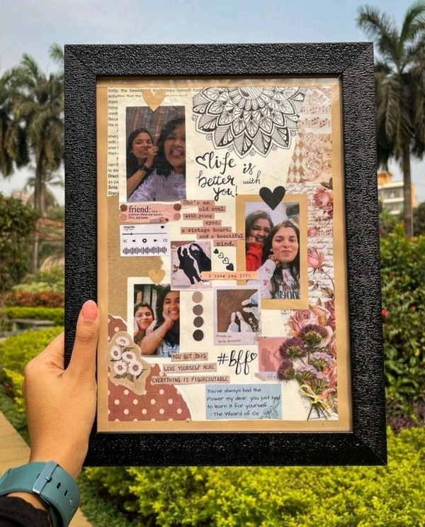  Journalism photo frame handmade