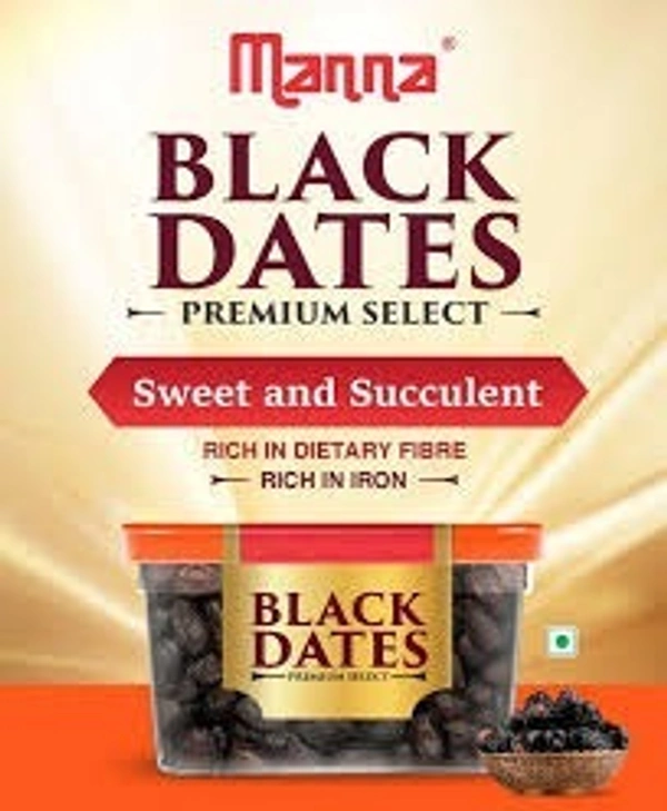 Manna Black Dates - 400g, NA, NA