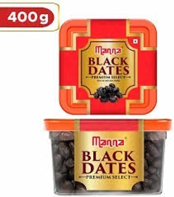 Manna Black Dates - 400g, NA, NA