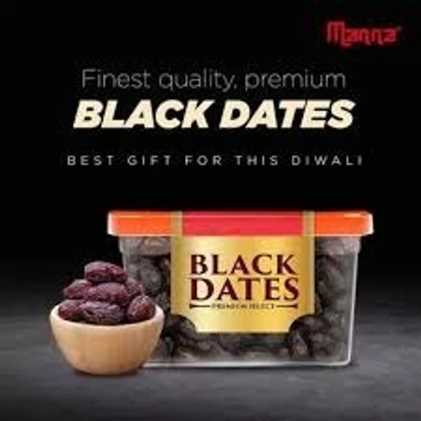 Manna Black Dates - 400g, NA, NA