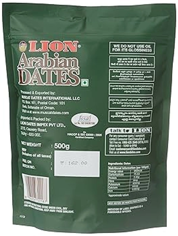 Lion Arabian Dates - 500g, NA, NA