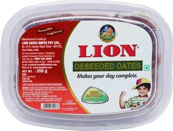 Lion Arabian Dates - 500g, NA, NA