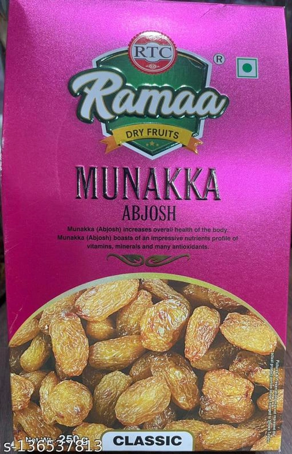 Ramaaa Munakka Abjosh Dry Fruits - 250g, NA, NA