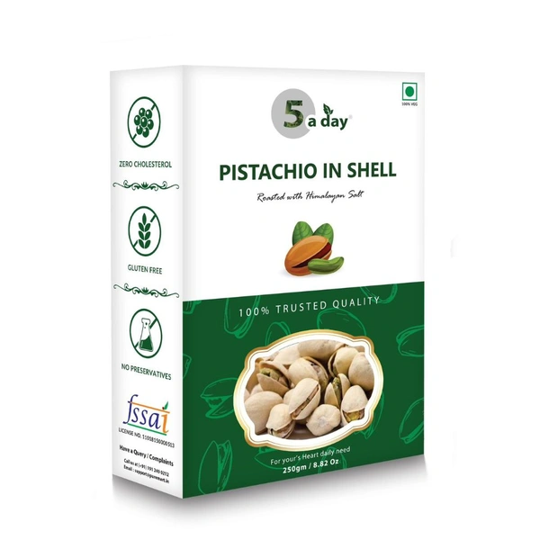Pistachio Roasted & Salted - 250g, NA, NA