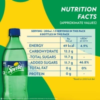 Sprite lemon lime flavoured - 250ml, NA, NA