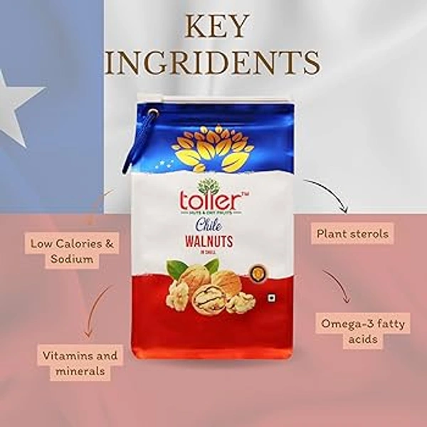 Toller Chile Walnuts in Shell - 500g, NA, NA