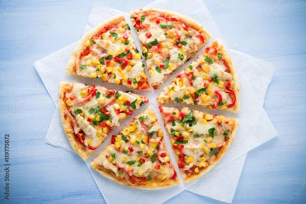 Corn Cheese Pizza - Normal
